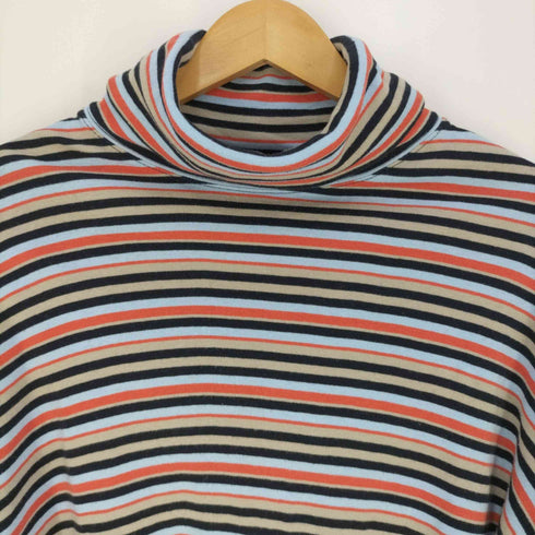 ビームスボーイ BEAMS BOY マルチボーダーリブ タートルネック カットソー レディース ONE SIZE