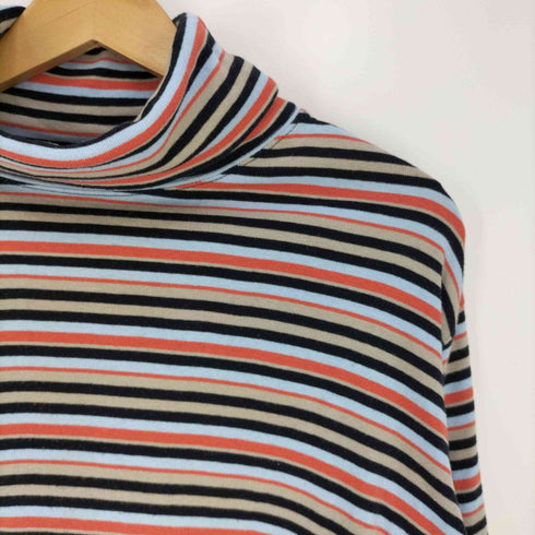 ビームスボーイ BEAMS BOY マルチボーダーリブ タートルネック カットソー レディース ONE SIZE
