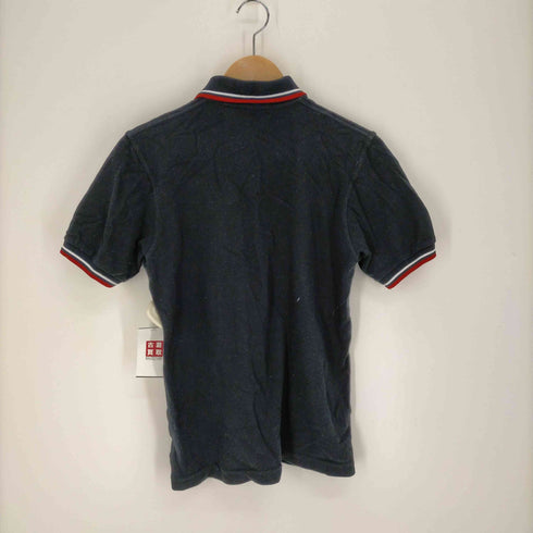 フレッドペリー FRED PERRY 英国製 ロゴ刺繍 リブライン S/S ポロシャツ レディース FR:36