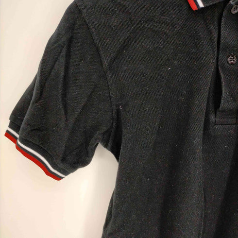 フレッドペリー FRED PERRY 英国製 ロゴ刺繍 リブライン S/S ポロシャツ レディース FR:36