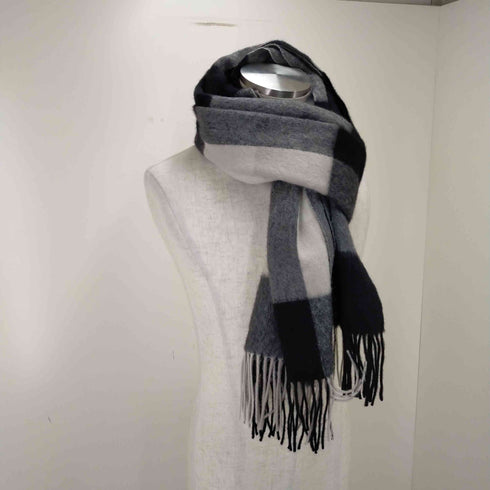 ツイードミル TWEEDMILL チェックウールマフラー メンズ