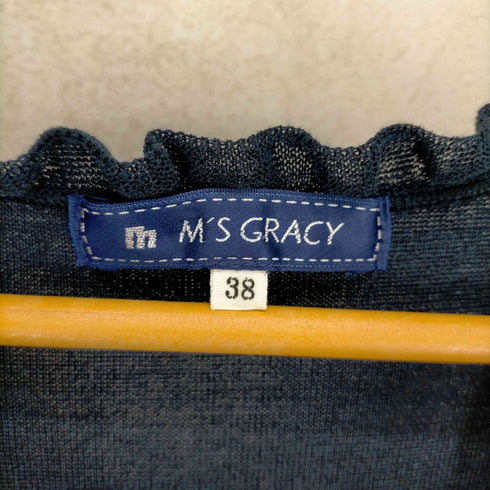 エムズグレイシー M’s GRACY フリルショートカーディガン レディース JPN:38