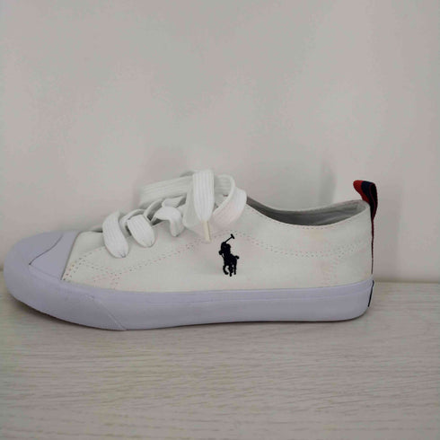 ポロラルフローレン POLO RALPH LAUREN キャンバススニーカー スモールポニー刺繍 レディース JPN:24.5