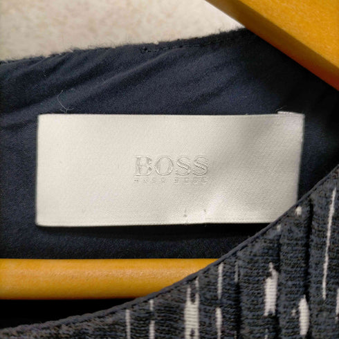 ボスヒューゴボス BOSS HUGO BOSS プリーツ半袖ワンピース レディース