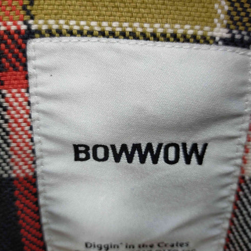 バウワウ BOWWOW 23AW REPAIR AGEING FLANNEL SHIRTS メンズ JPN:M