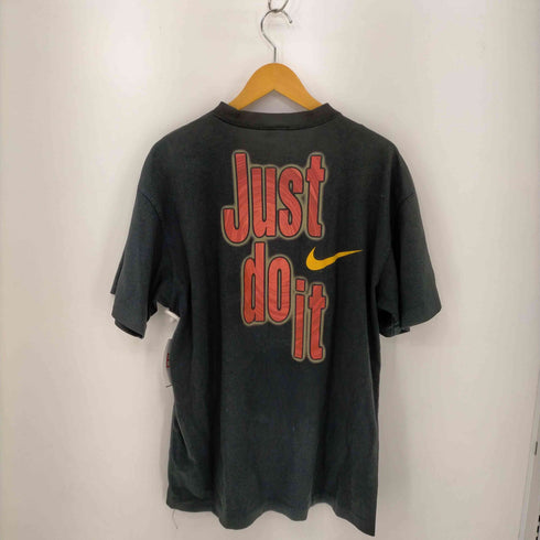ナイキ NIKE 90S 銀タグ JUST DO IT 両面プリントTシャツ シングルステッチ メンズ import:L