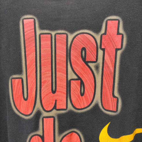 ナイキ NIKE 90S 銀タグ JUST DO IT 両面プリントTシャツ シングルステッチ メンズ import:L