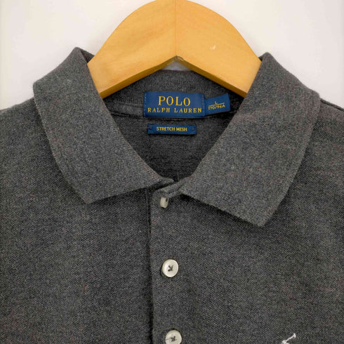 ポロラルフローレン POLO RALPH LAUREN STRETCH MESH ポニー刺繍 鹿の子ポロシャツ レディース import:L