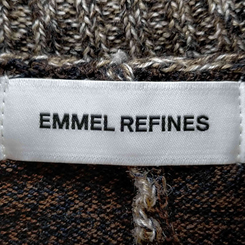 エメル リファインズ EMMEL REFINES 21AW メランジ アシメ ワンピース レディース