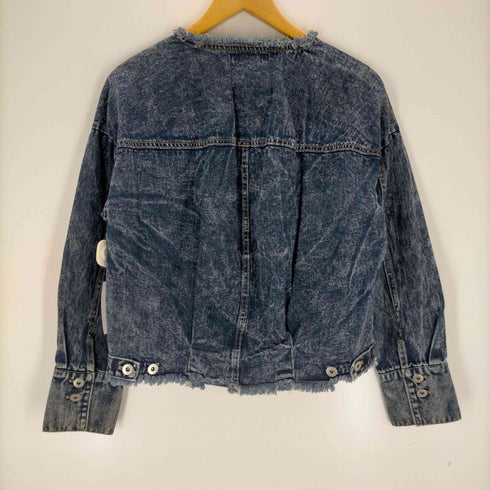 オズモーシス OSMOSIS ノーカラーデニムジャケット レディース ONE SIZE