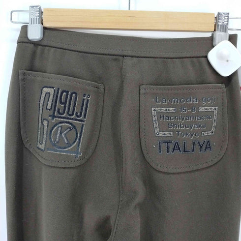 イタリヤ 伊太利屋 裾デザインイージーパンツ レディース 5