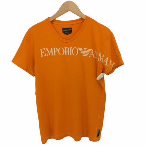 エンポリオアルマーニ EMPORIO ARMANI ロゴプリント 半袖 S/S Tシャツ メンズ import:M