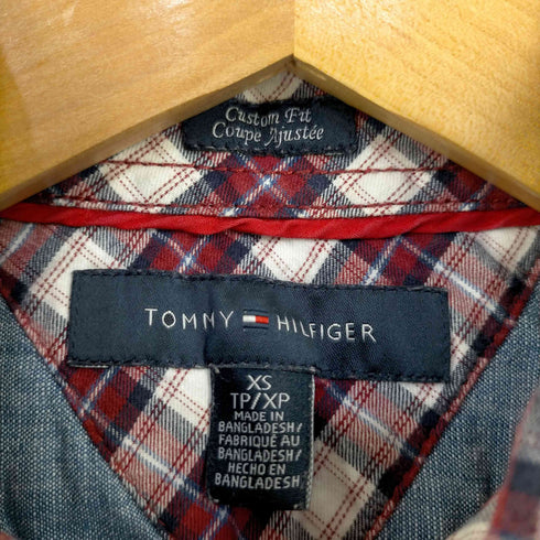 トミーヒルフィガー TOMMY HILFIGER チェック BDシャツ メンズ import:XS