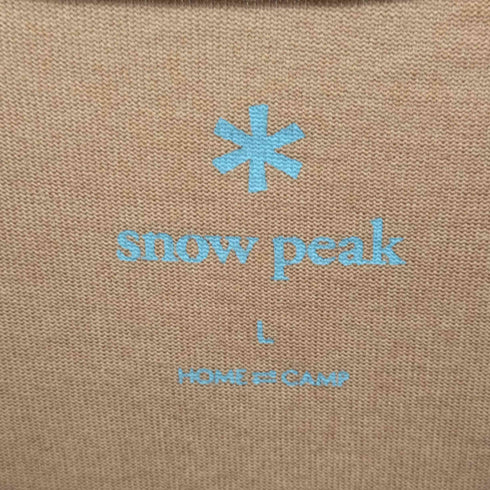 スノーピーク Snow Peak Relaxin' Fieldscape T shirt メンズ L
