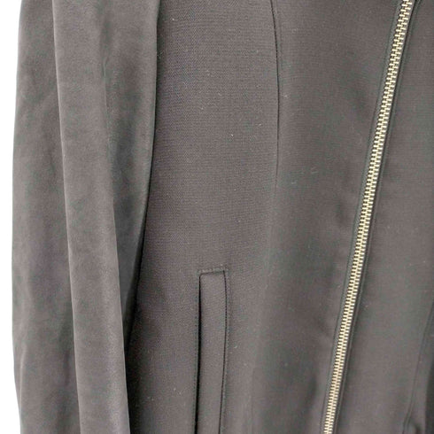 ヘルムートラング HELMUT LANG 袖カーフレザー切替ジップアップフーデッドジャケット レディース JPN:S