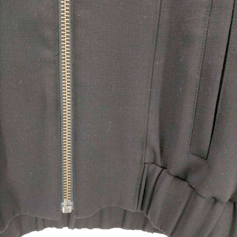 ヘルムートラング HELMUT LANG 袖カーフレザー切替ジップアップフーデッドジャケット レディース JPN:S