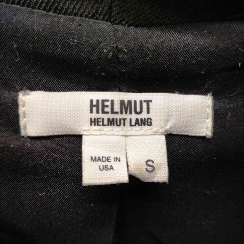 ヘルムートラング HELMUT LANG 袖カーフレザー切替ジップアップフーデッドジャケット レディース JPN:S