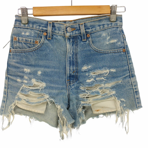 リーバイス Levis USA製 99年 7月製造 517 ブーツカット カットオフ ショートデニムパンツ レディース W29 L32