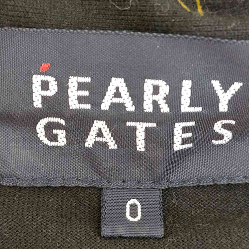 パーリーゲイツ PEARLY GATES 総柄 刺繍 長袖ポロシャツ レディース 0