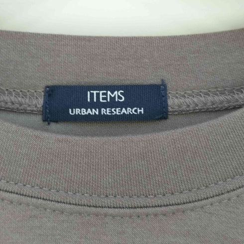 アイテムズ アーバンリサーチ ITEMS URBAN RESEARCH クールタッチダンボール クルーネックプルオーバー メンズ JPN:L