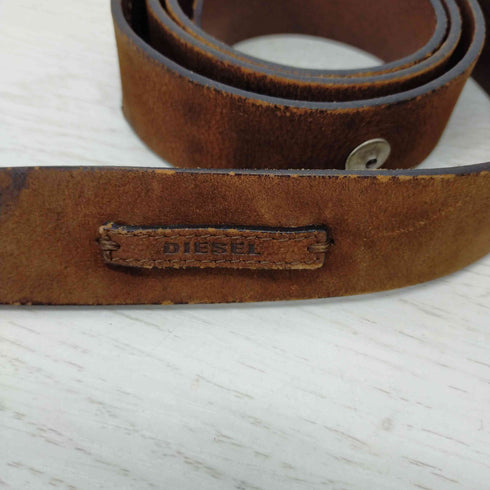 ディーゼル DIESEL ヌバックレザーデザインベルト メンズ 85
