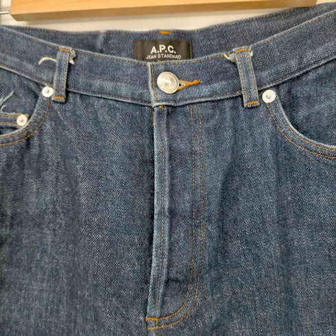アーペーセー A.P.C. JEAN STANDARAD ボタンフライデニムパンツ セルビッチ 赤耳 メンズ 33