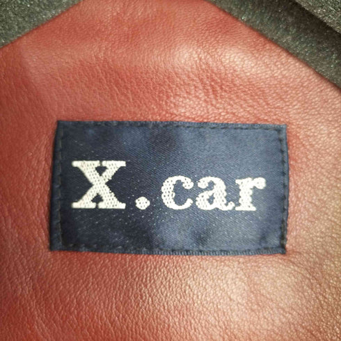 X.CAR ラムレザージャケット テーラードジャケット レディース