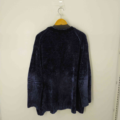 ザラ ZARA ベロア Vネックチルデンニット メンズ JPN:M