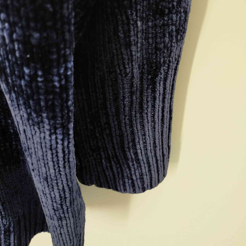 ザラ ZARA ベロア Vネックチルデンニット メンズ JPN:M