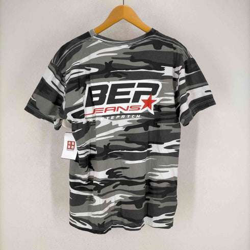 ザブラックアイパッチ THE BLACK EYE PATCH カモ柄半袖Tシャツ BEP JEANS メンズ JPN:M