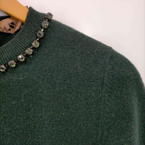 ヌメロヴェントゥーノ N21 numero ventuno ビジューニット ウールカシミヤ レディース