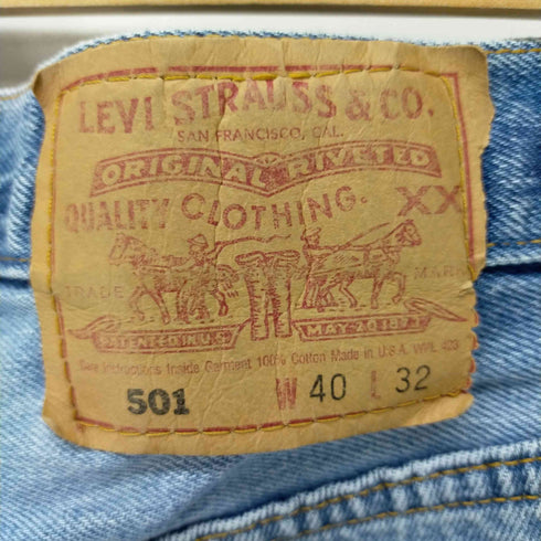 リーバイス Levis 90S 501 MADE IN USA 99年6月製造 ストレートデニムパンツ ボタン裏524M メンズ W41 L32