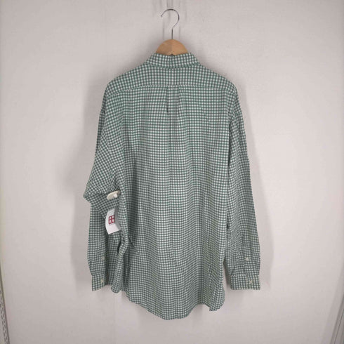 ラルフローレン RALPH LAUREN 90S BLAKE ポニー刺しゅうギンガムチェックボタンダウンシャツ オーバーサイズシャツ メンズ JPN:XL