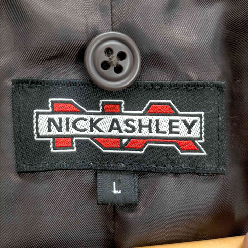 ニックアシュレイ NICK ASHLEY スタンドカラーナイロンハーフコート メンズ JPN:L