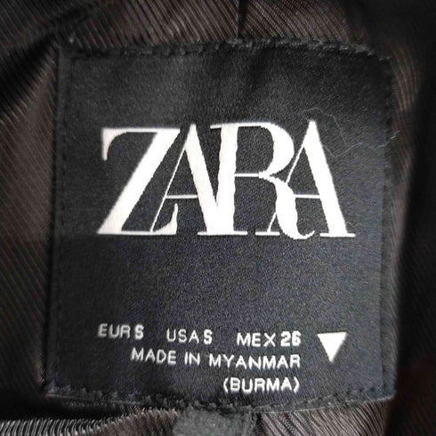 ザラ ZARA OVERSIZED PLAID BLAZER レディース JPN:S