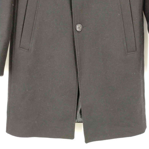 ザラ ZARA メルトンウール ロングチェスターコート メンズ JPN:M