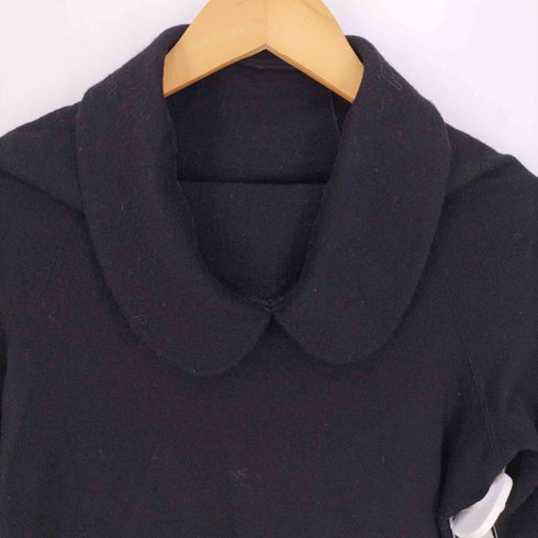 ローブドシャンブルコムデギャルソン robe de chambre COMME des GARCONS AD2004 丸襟 ウールニットカットソー レディース