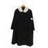 コムデギャルソンコムデギャルソン COMME des GARCONS COMME des GARCONS AD2013 特殊加工 丸襟 Aラインポリワンピース レディース JPN:S