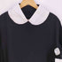 コムデギャルソンコムデギャルソン COMME des GARCONS COMME des GARCONS AD2013 特殊加工 丸襟 Aラインポリワンピース レディース JPN:S