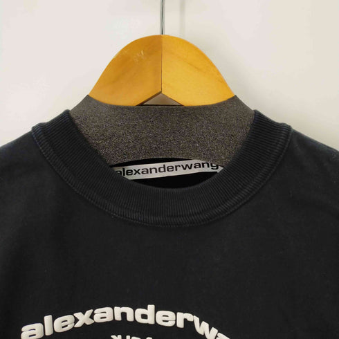 アレキサンダーワン Alexander Wang ロゴプリント クロップド S/S Tシャツ レディース JPN:S