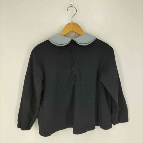 コムデギャルソンコムデギャルソン COMME des GARCONS COMME des GARCONS AD2013 特殊加工 二重 丸襟 プルオーバーブラウス レディース JPN:XS