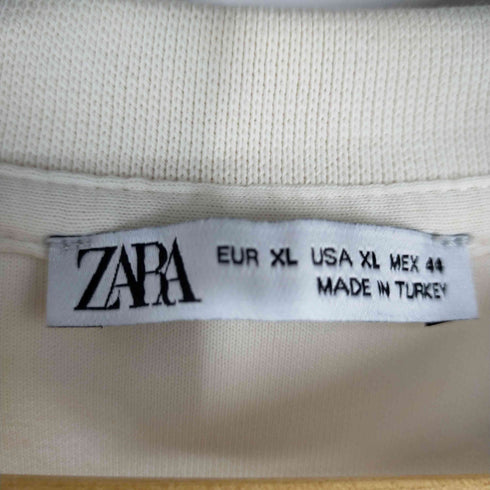 ザラ ZARA SWEATSHIRT WITH CONTRAST TOPSTITCHING メンズ JPN:XL