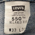 リーバイス Levis 550 RELAXED FIT ジップフライデニムパンツ メンズ US:32-33
