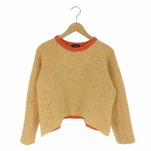 トリココムデギャルソン tricot COMME des GARCONS AD1995 90s ウールナイロンアクリル クルーネッククロップドニット レディース