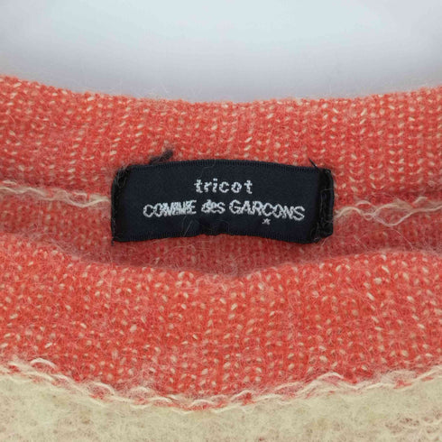トリココムデギャルソン tricot COMME des GARCONS AD1995 90s ウールナイロンアクリル クルーネッククロップドニット レディース