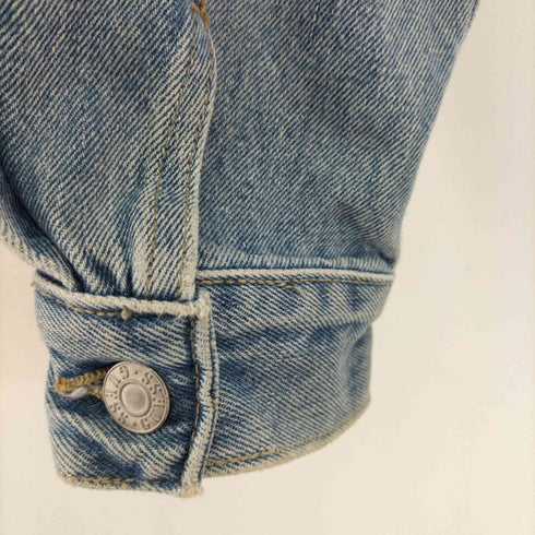 ゲスジーンズ GUESS JEANS レザー切替 デニムジャケット メンズ import:M