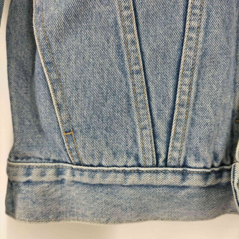 ゲスジーンズ GUESS JEANS レザー切替 デニムジャケット メンズ import:M