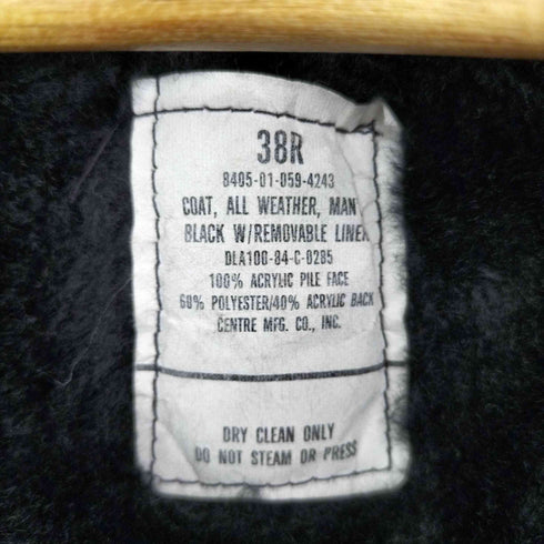 ユーエスネイビー U.S.NAVY 80s 84年会計 ボアライナー付き オールウェザーコート ALL WEATHER COAT IDEAL ZIPPER レディース 38R