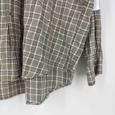 チャップスラルフローレン CHAPS RALPH LAUREN コットン ボタンダウンチェックシャツ メンズ import:XXL