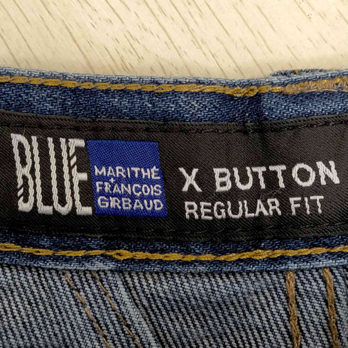 マリテフランソワジルボー MARITHE FRANCOIS GIRBAUD X BUTTON テーパードデニム メンズ 36